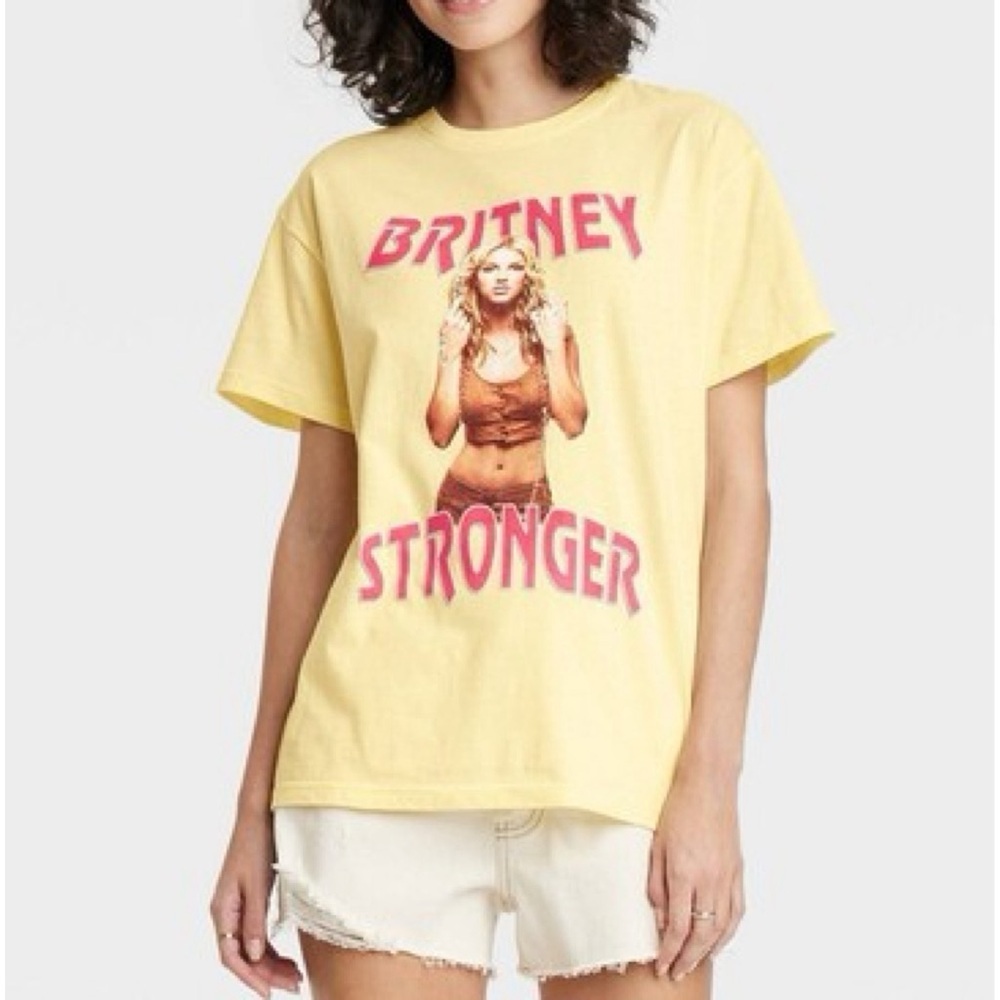 Women's Britney Spears Stronger Short Sleeve Graphic T-Shirt